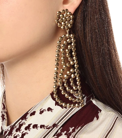 Shop Chloé Valeria Drop Earrings In Gold