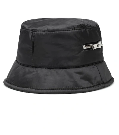 Shop Maison Michel Axel Nylon Bucket Hat In Black