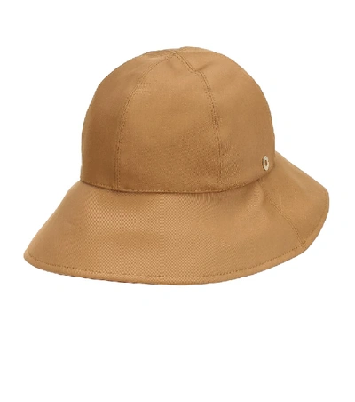 Shop Loro Piana Cloche Namib Cotton Bucket Hat In Beige