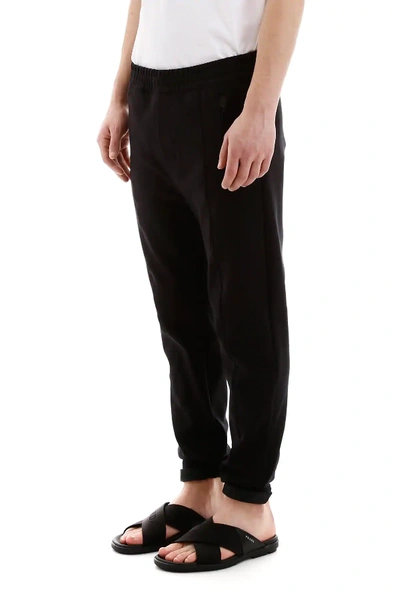 Shop Prada Jogging Pants In Black