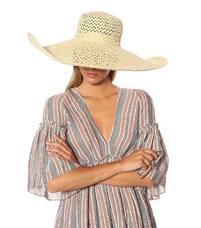Shop Lola Hats Pergola Straw Hat In Neutrals