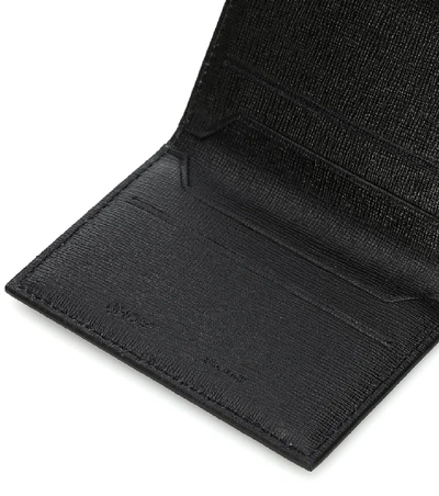 Shop Off-white Binder Clip Leather Card Holder In Black
