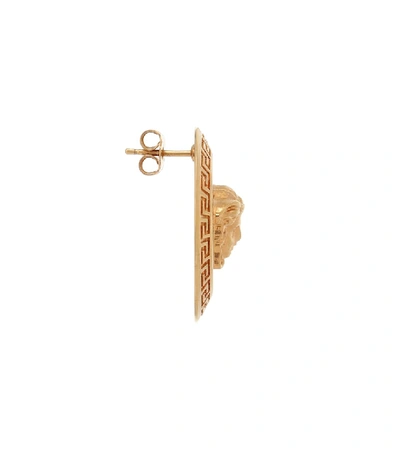Shop Versace Tribute Medusa Stud Earrings In Gold