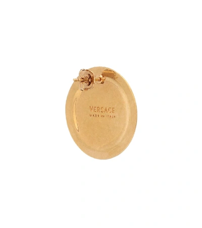 Shop Versace Tribute Medusa Stud Earrings In Gold