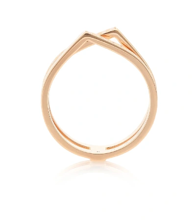 Shop Repossi Antifer 18kt Rose-gold And Diamond Ring