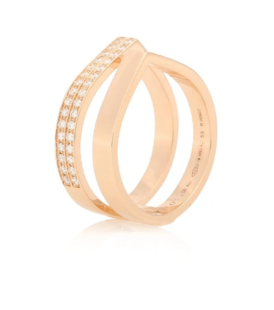 Shop Repossi Antifer 18kt Rose-gold And Diamond Ring