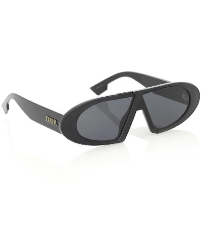 Shop Dior Oblique Sunglasses In Black