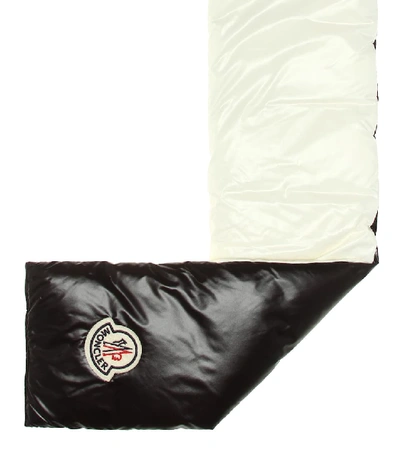 Shop Moncler Down Scarf In Black