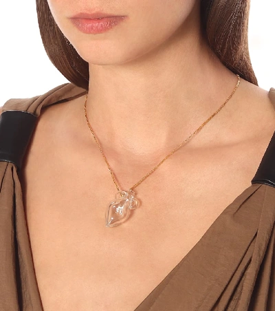 Shop Alighieri Vessel With Tear 24-kt Gold-plated Necklace