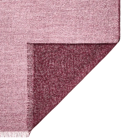 Shop Brunello Cucinelli Cashmere And Silk-blend Scarf In Pink