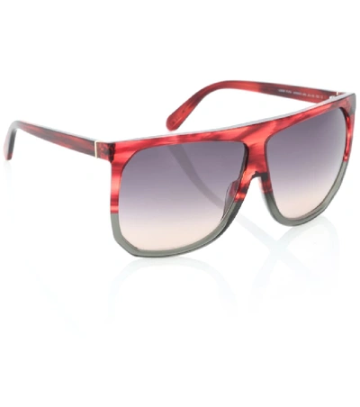 Shop Loewe Filipa Acetate Sunglasses In Red