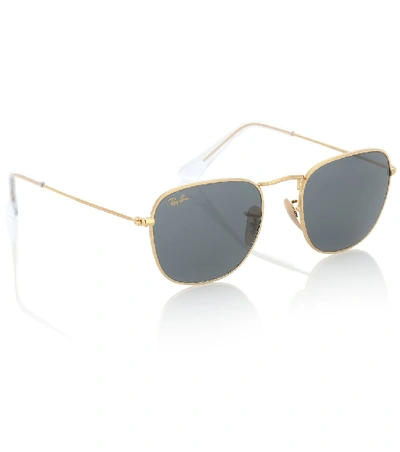 Shop Ray Ban Rb3857 Frank Legend Sunglasses In Gold