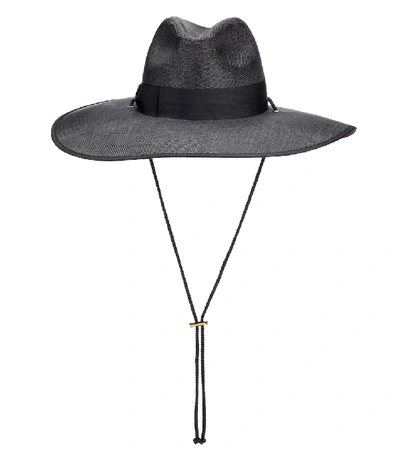 Shop Gucci Wide-brimmed Hat In Black