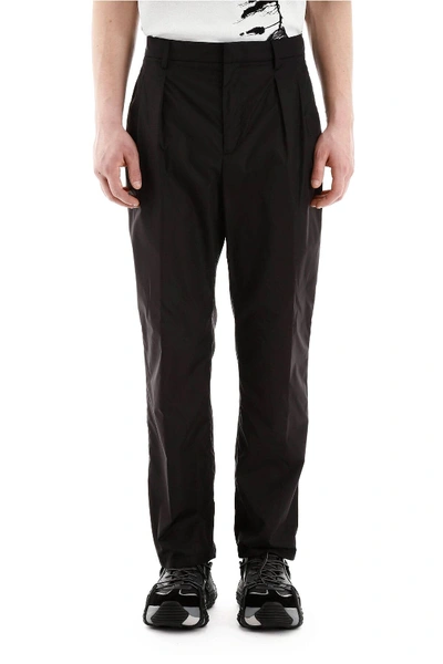 Shop Valentino Nylon Pants In Black