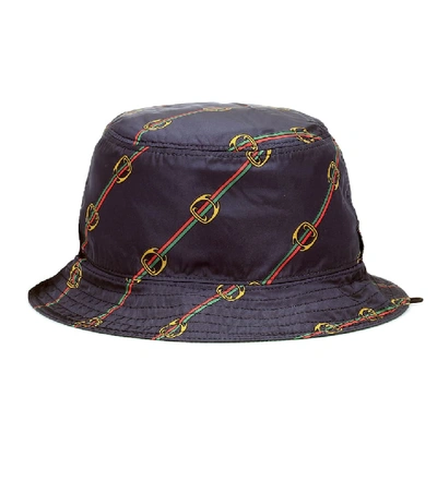 Shop Gucci Reversible Bucket Hat In Green