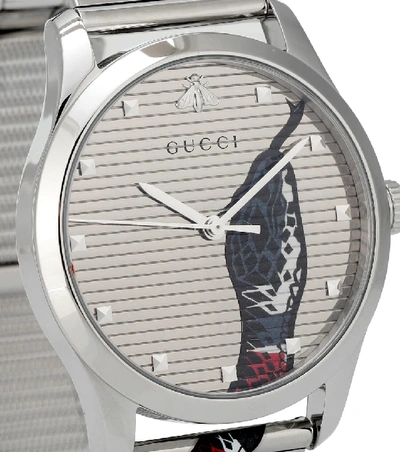 Shop Gucci Le Marché Des Merveilles Watch In Metallic