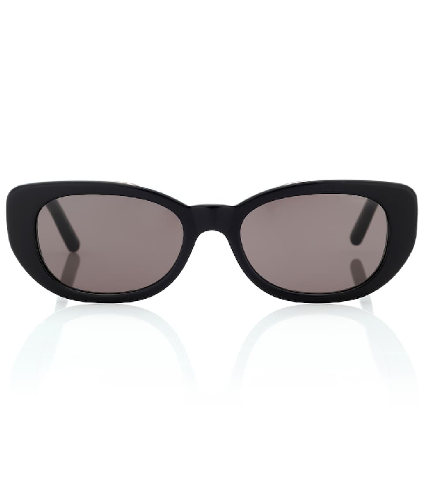 saint laurent oval sunglasses