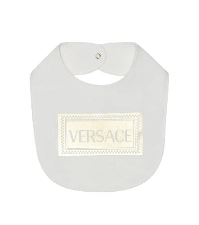 Shop Versace Set Of Two Printed Bibs In White