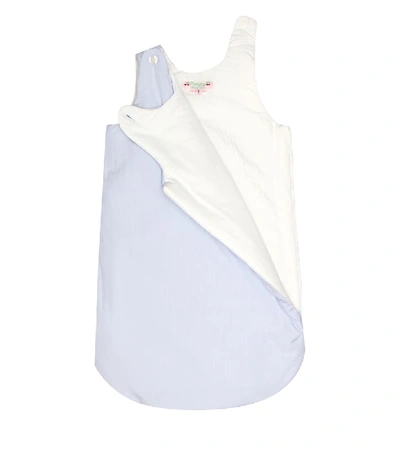 Shop Bonpoint Joujou Cotton Bunting Bag In Blue