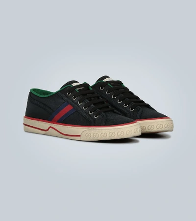 Shop Gucci Tennis 1977 Sneakers In Black