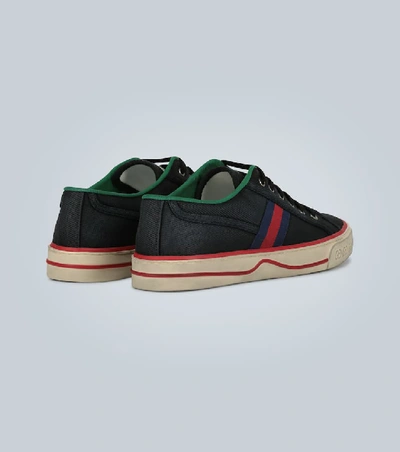 Shop Gucci Tennis 1977 Sneakers In Black