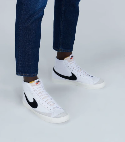 Shop Nike Blazer Mid '77 Vintage Sneakers In White