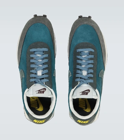 Shop Nike Daybreak Suede Sneakers In Turquoise