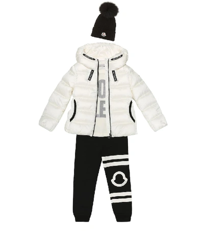 Shop Moncler Chevril Quilted Down Jacket In White