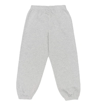 Shop Balenciaga Cotton Trackpants In Grey