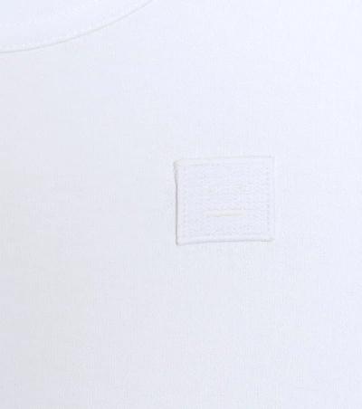 Shop Acne Studios Mini Nash Face Cotton T-shirt In White