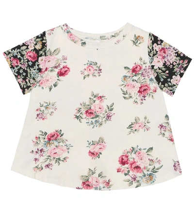 Shop Zimmermann Floral Cotton T-shirt In White