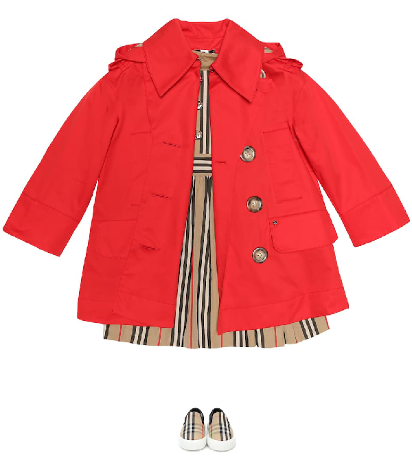burberry girls trench coat