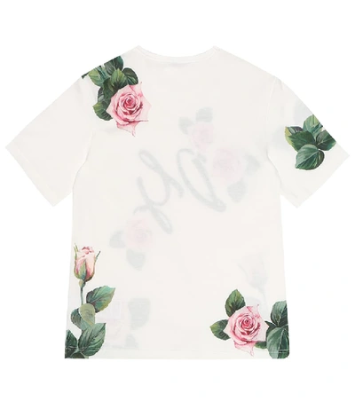 花卉棉质T恤