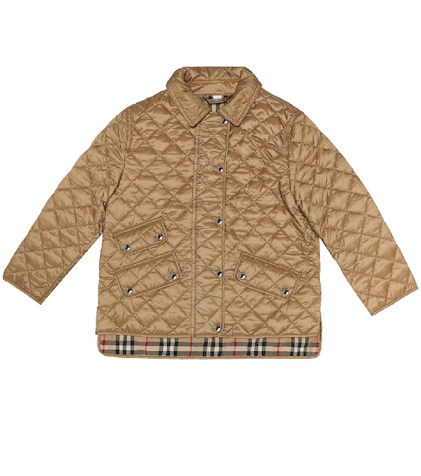 burberry girls quilted jacket