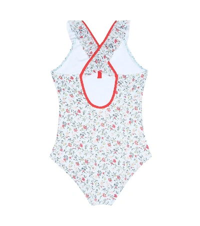 Shop Chloé Floral One-piece Swimsuit In Multicoloured