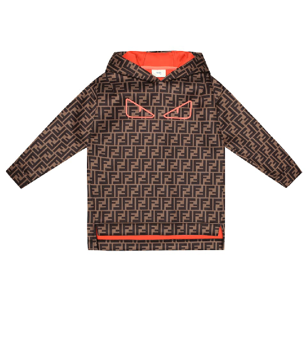 fendi print hoodie