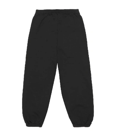 Shop Balenciaga Cotton-blend Trackpants In Black