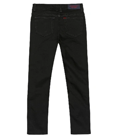 Shop Burberry Stretch Denim Skinny Jeans In Black