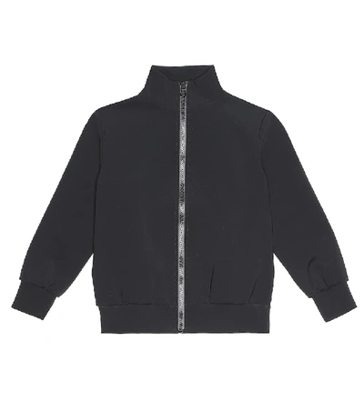 Shop Fendi Mania Track Jacket In Black