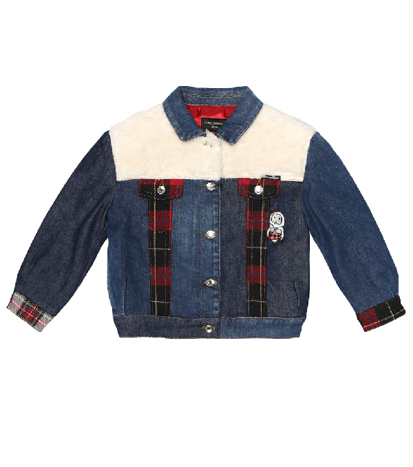 dolce & gabbana patchwork denim jacket