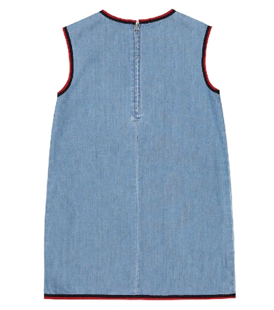 Shop Gucci Denim Dress In Blue