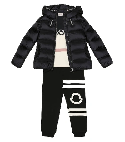 Shop Moncler Chevril Quilted Down Jacket In Black