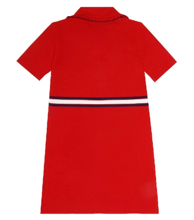 Shop Gucci Wool-blend Dress In Red