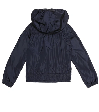 Shop Moncler Erinette Hooded Jacket In Blue