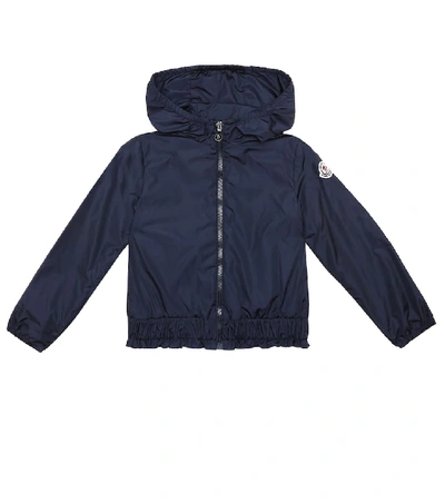 Shop Moncler Erinette Hooded Jacket In Blue