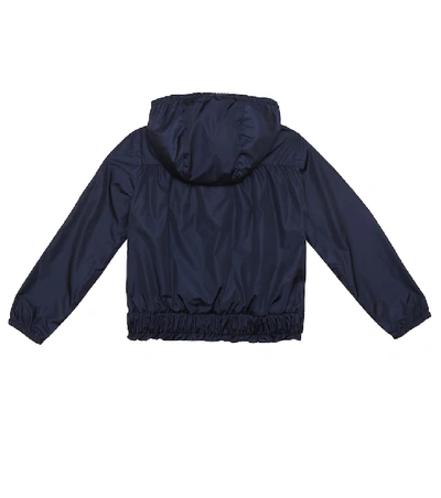 Shop Moncler Erinette Hooded Jacket In Blue