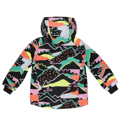 Shop Stella Mccartney Printed Technical Jacket In Multicoloured