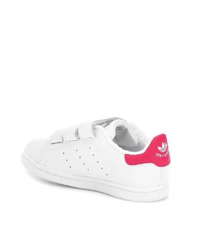 Shop Adidas Originals Stan Smith Leather Sneakers In White