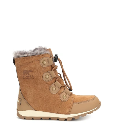 Shop Sorel Whitney Suede Ankle Boots In Brown