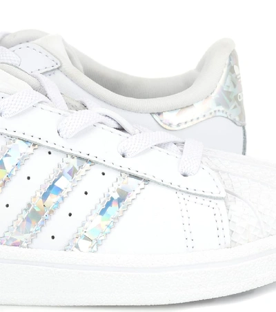 Shop Adidas Originals Superstar Leather Sneakers In White